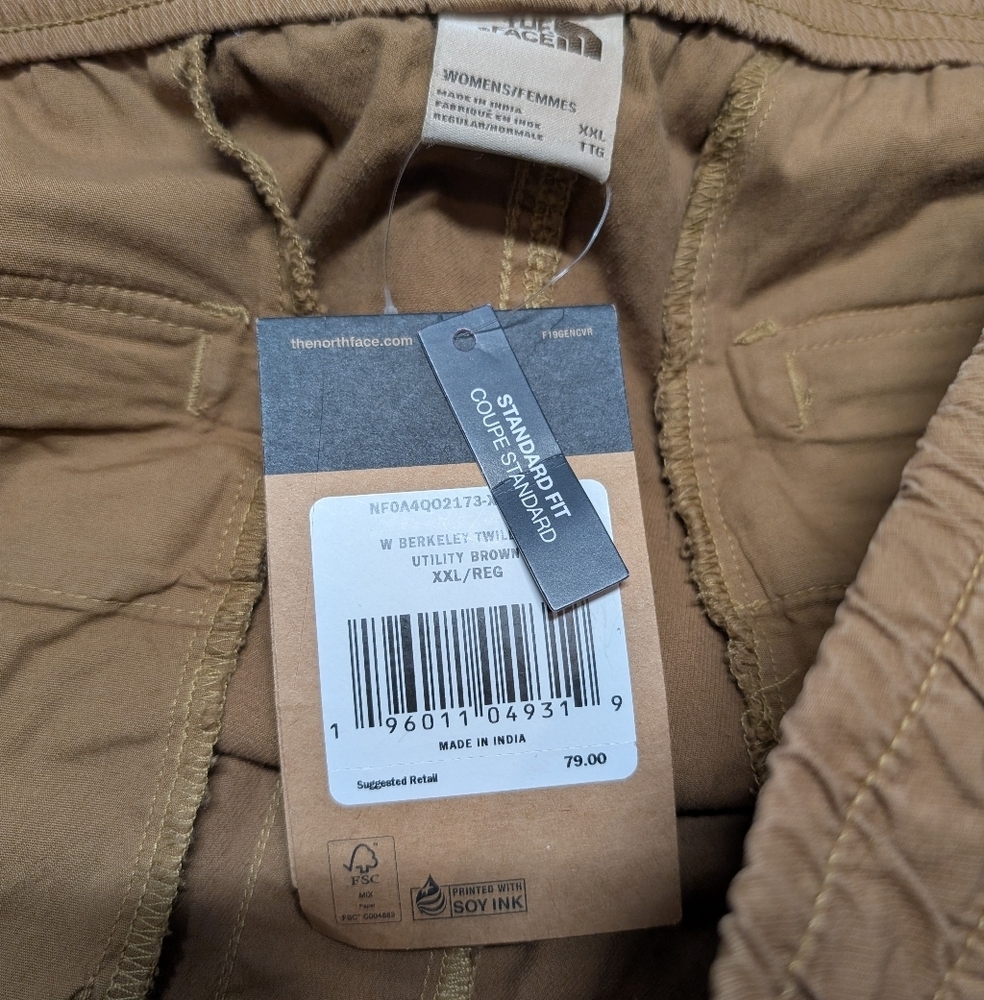 NWT The North Face Brown Women's Pants - Picture 5 of 11
